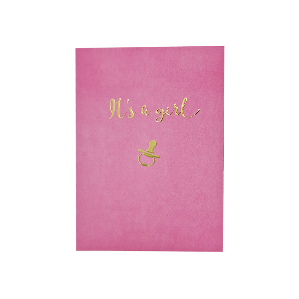 Draeger κάρτα ευχών με φάκελο `It`s a girl`