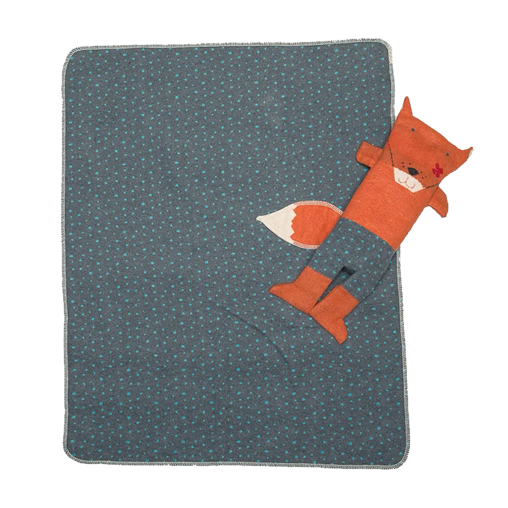 DF Βρεφική Κουβέρτα σε γαντόκουκλα `Αλεπού`