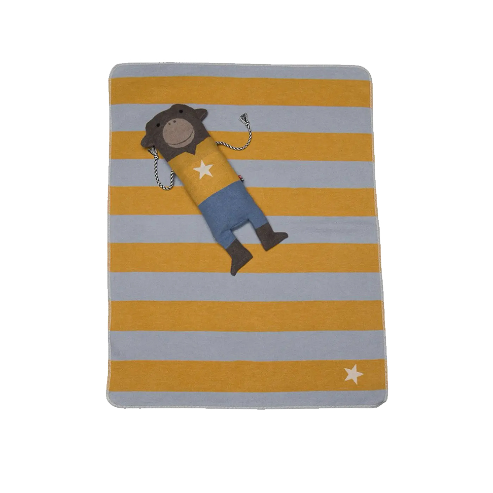 DF Βρεφική Κουβέρτα σε γαντόκουκλα `Μαϊμού`