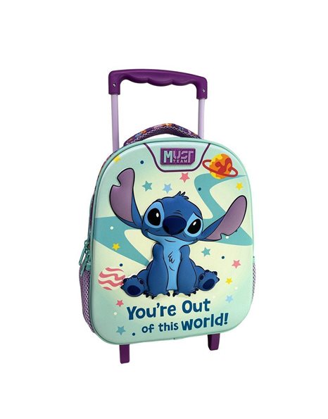 MUST ΤΣΑΝΤΑ ΤΡΟΛΕΪ ΝΗΠΙΟΥ LILO & STITCH YOU RE OUT OF THIS WORLD