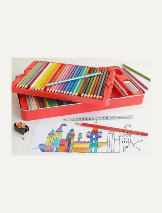 Faber Castell Ξυλομπογιές 115894 μεταλλική κασετίνα 60 χρωμάτων