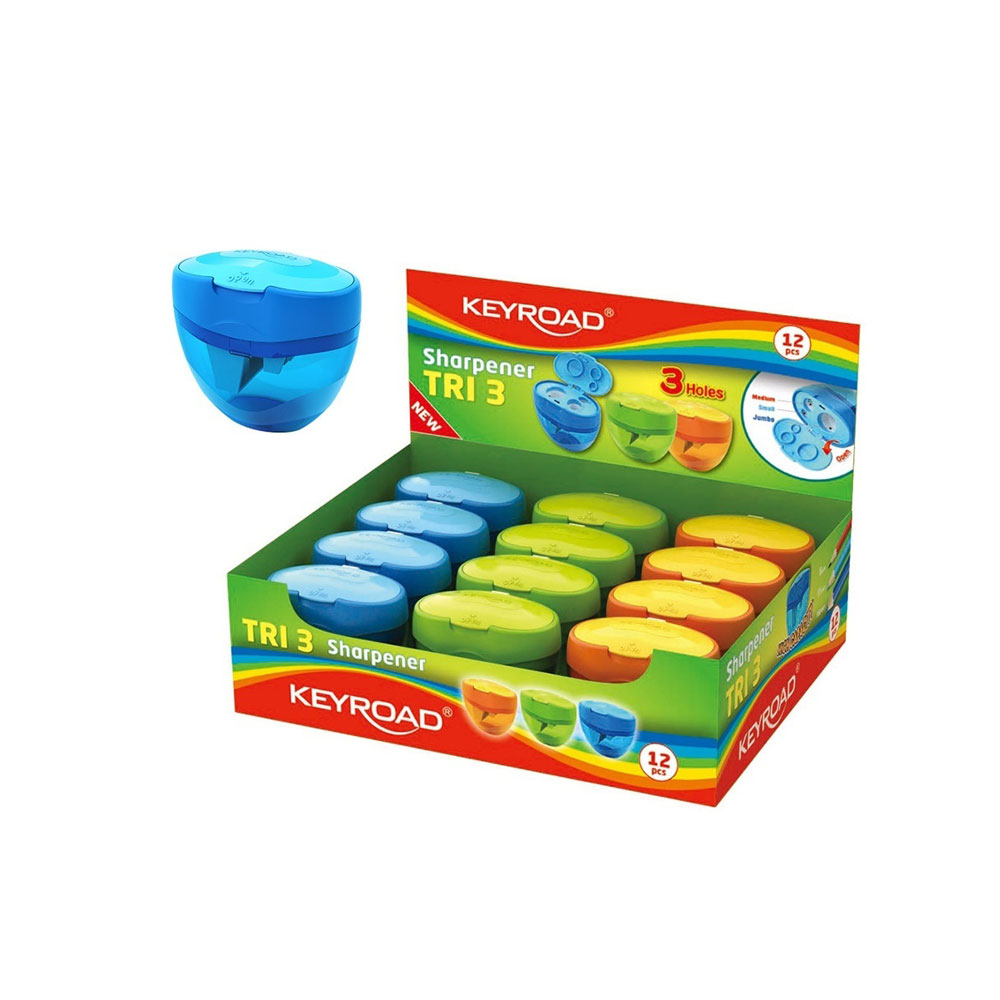 ΤΡΙΠΛΗ ΞΥΣΤΡΑ ΒΑΡΕΛΑΚΙ KEYROAD (16mm,11mm,8mm) - 3 ΧΡΩΜΑΤΑ