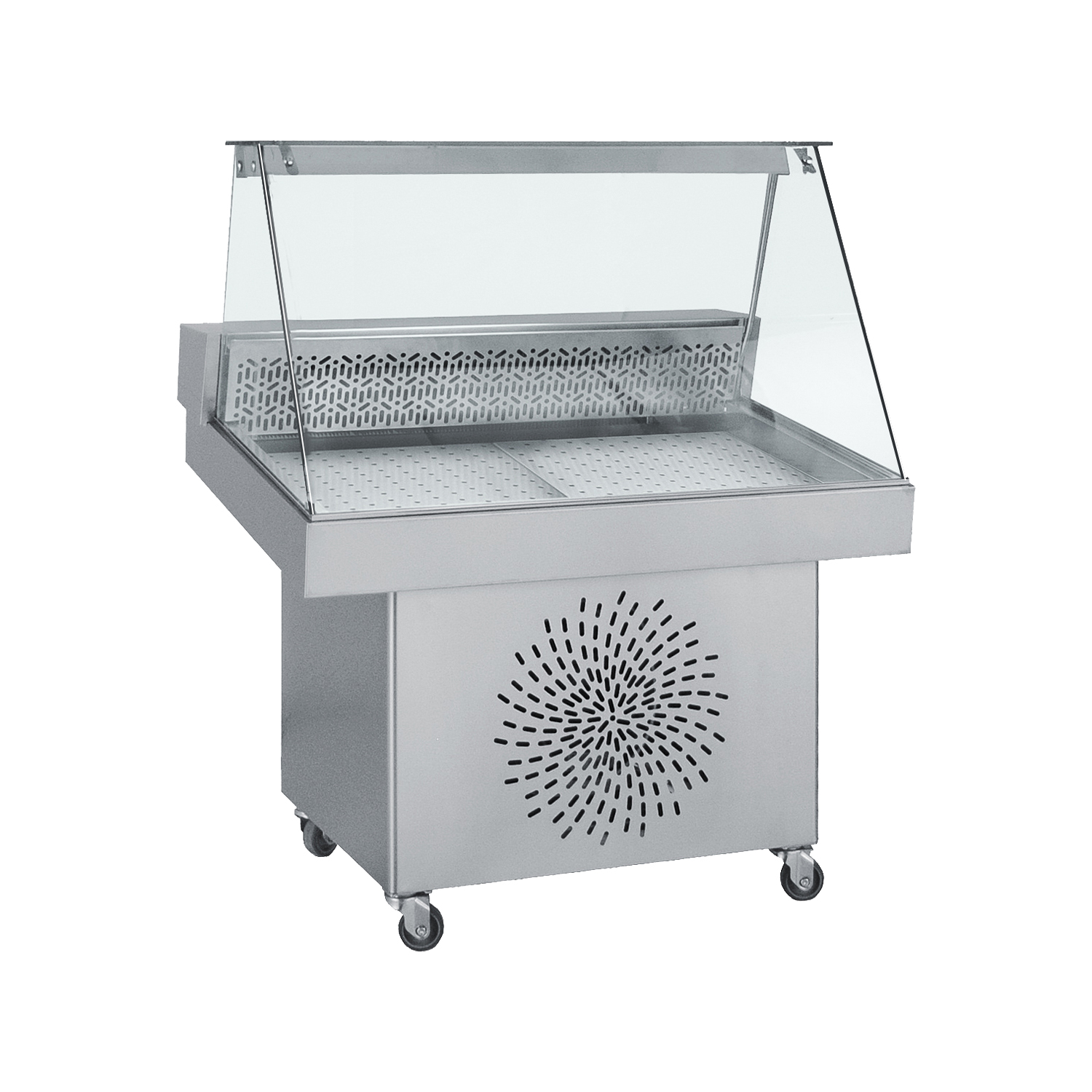 Βιτρίνα ψυχόμενη προβολής 110X85X125 με κλίση