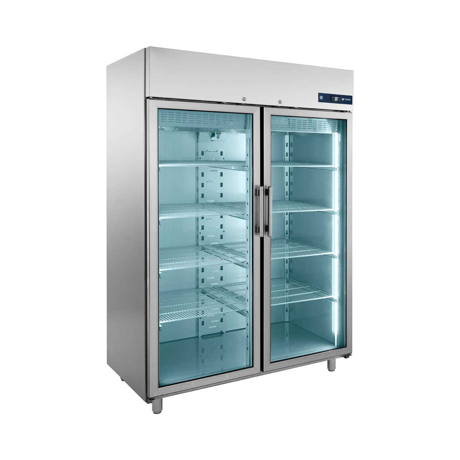 Θάλαμος βιτρίνα συντήρηση με 2 πόρτες τζαμιού