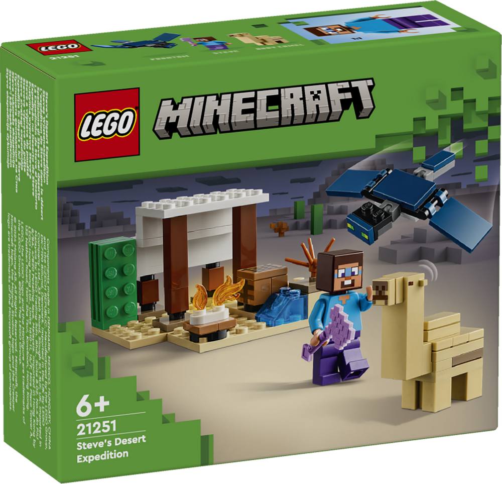 LEGO MINECRAFT  STEVE’S DESERT EXPEDITION