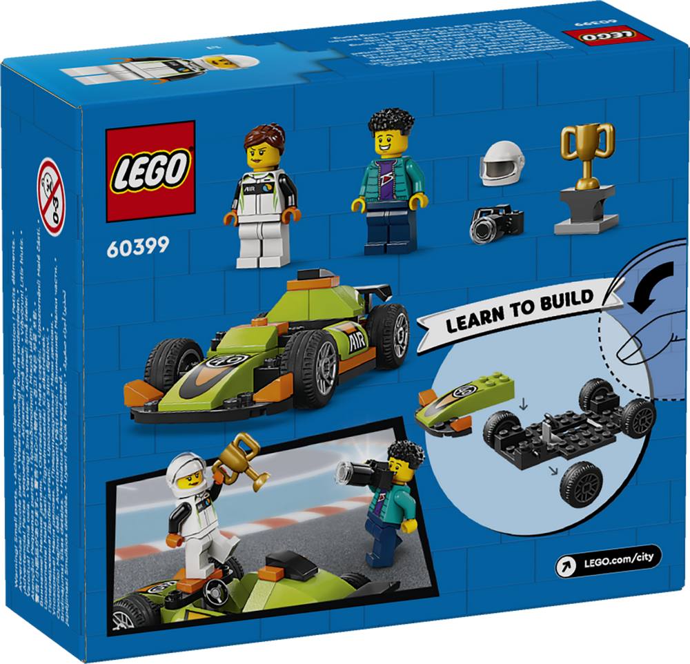 LEGO CITY GREEN RACE CAR LEGO CITY GREEN RACE CAR