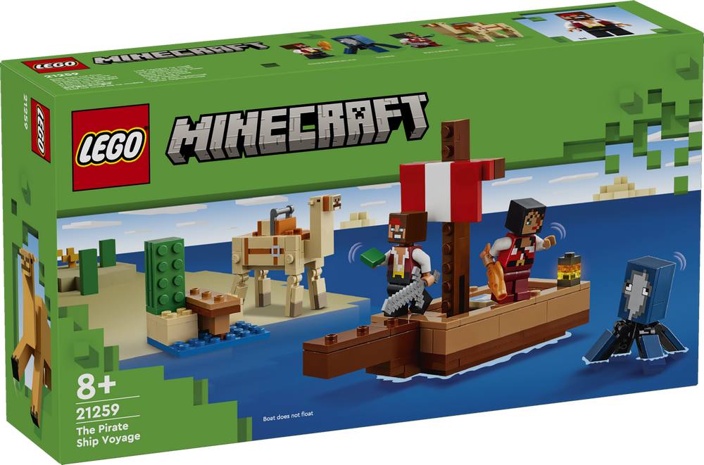 LEGO MINECRAFT THE PIRATE SHIP VOYAGE