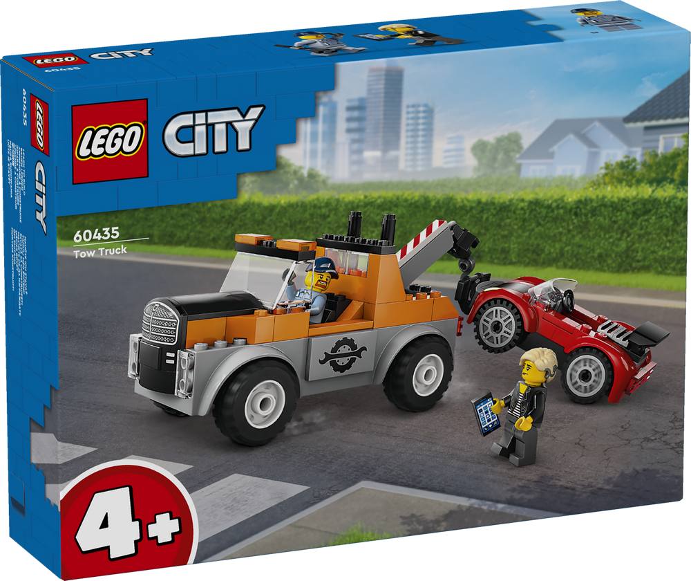 LEGO TOW TRUCK AND SPORTS CAR REPAIR
