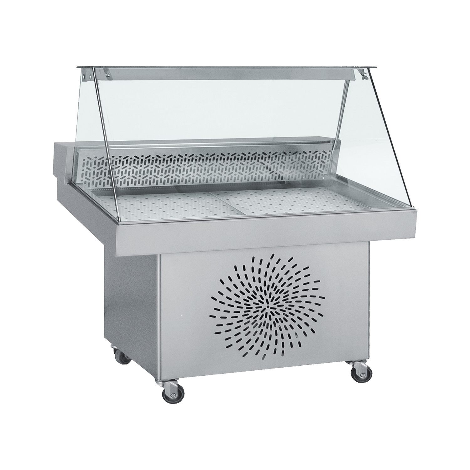 Βιτρίνα ψυχόμενη προβολής 150X85X125 με κλίση