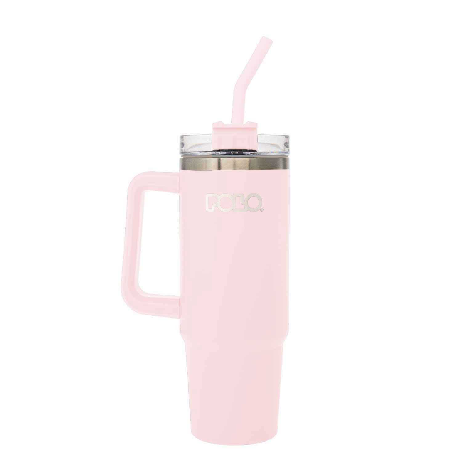 THERMO MUG INOX 900ML ΡΟΖ ΑΠΑΛΟ