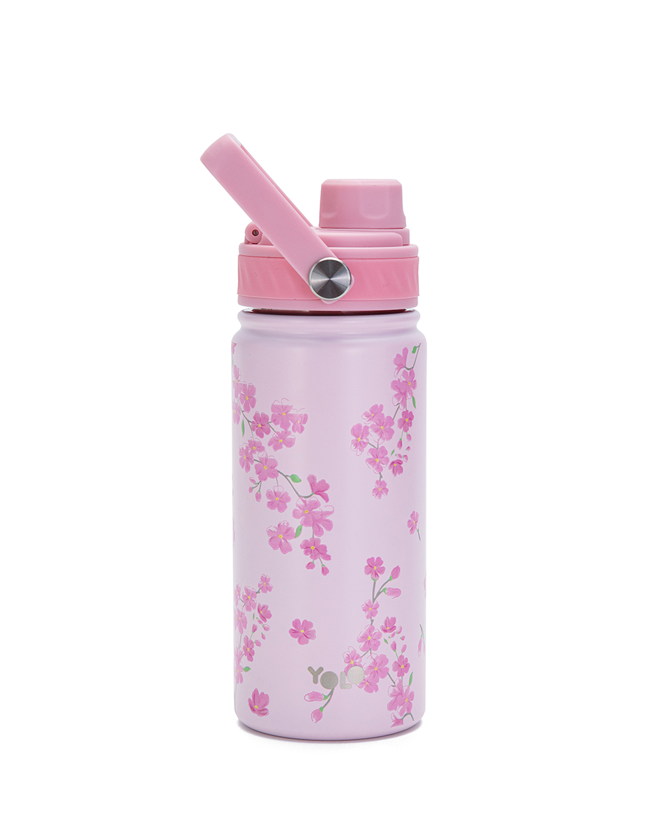 ΜΕΤΑΛΛΙΚΟ ΘΕΡΜΟΣ ΜΕ ΛΑΒΗ 500ML – PINK BLOSSOM