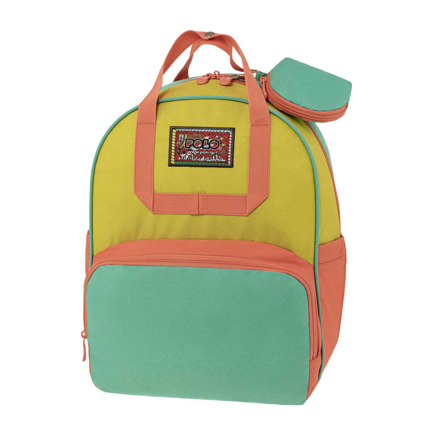 POLO ΣΑΚΙΔΙΟ VINTAGE ΚΙΤΡΙΝ0 ΠΡΑΣΙΝΟ