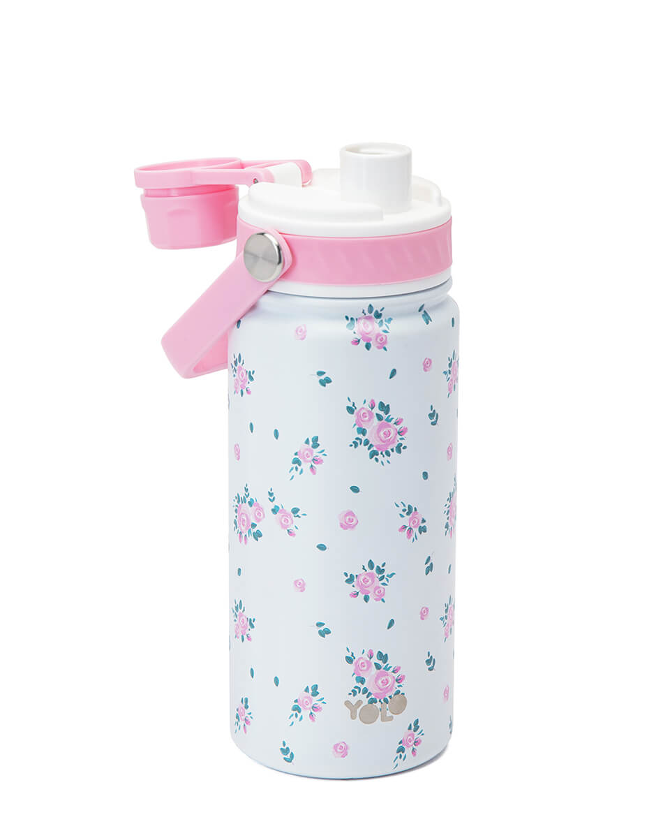 ΜΕΤΑΛΛΙΚΟ ΘΕΡΜΟΣ ΜΕ ΛΑΒΗ 500ML – Floral
