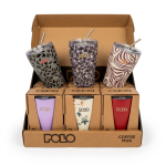 COFFEE MUG 350ML ΜΩΒ ΜΕ ΛΟΥΛΟΥΔΙΑ